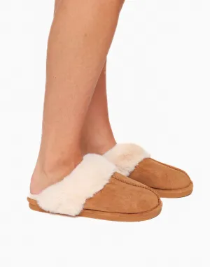 Camel Fluffy - Pantoffels