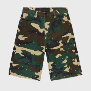 CAMO GEMSTONE SHORTS