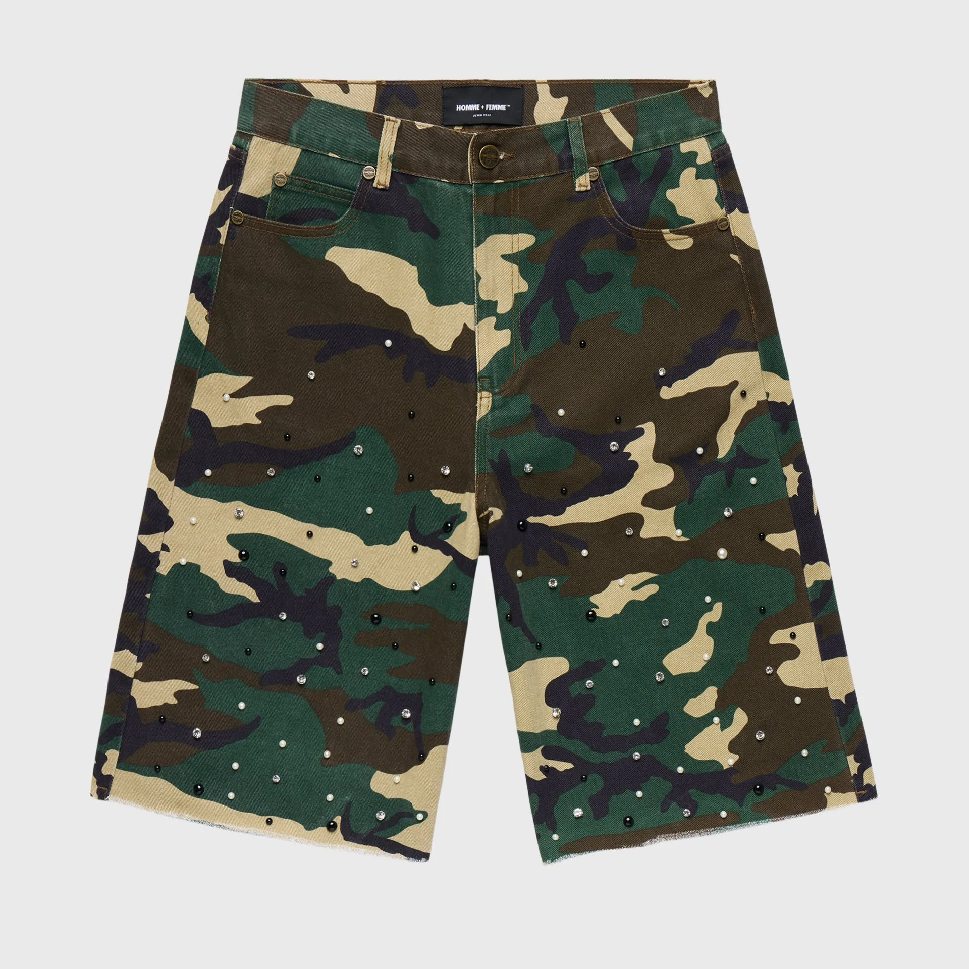 CAMO GEMSTONE SHORTS