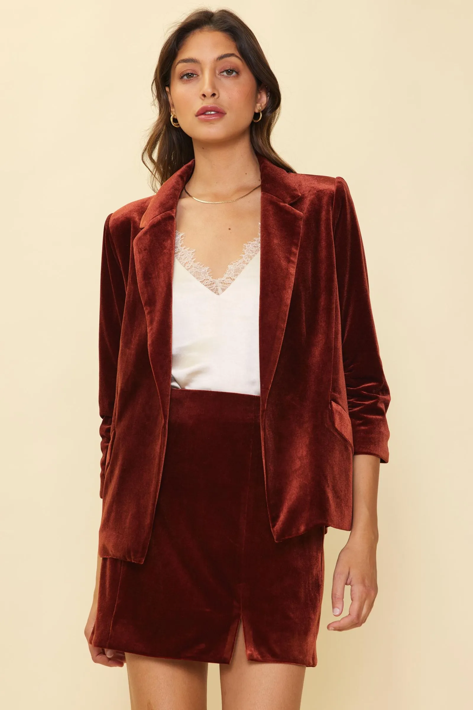 Charlize Velvet Blazer