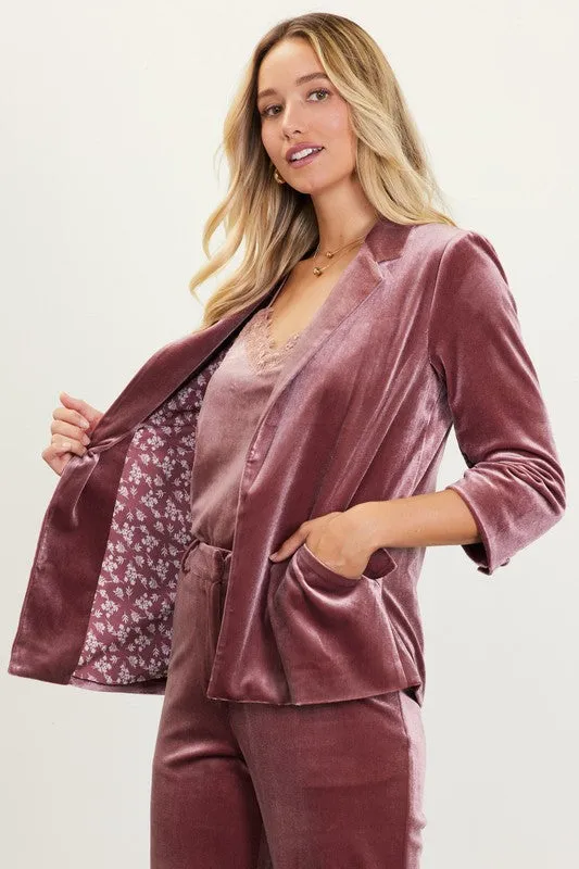 Charlize Velvet Blazer