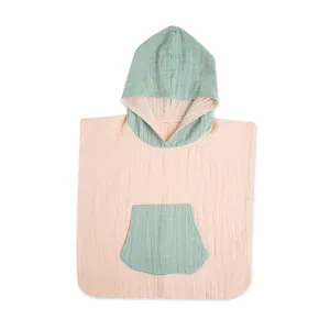 Crane Baby Poncho Combo - Desert Rose & Evergreen