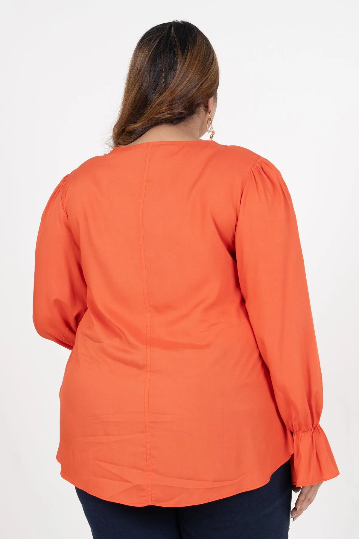 Curvy Women's Plus Size Casual Blouse