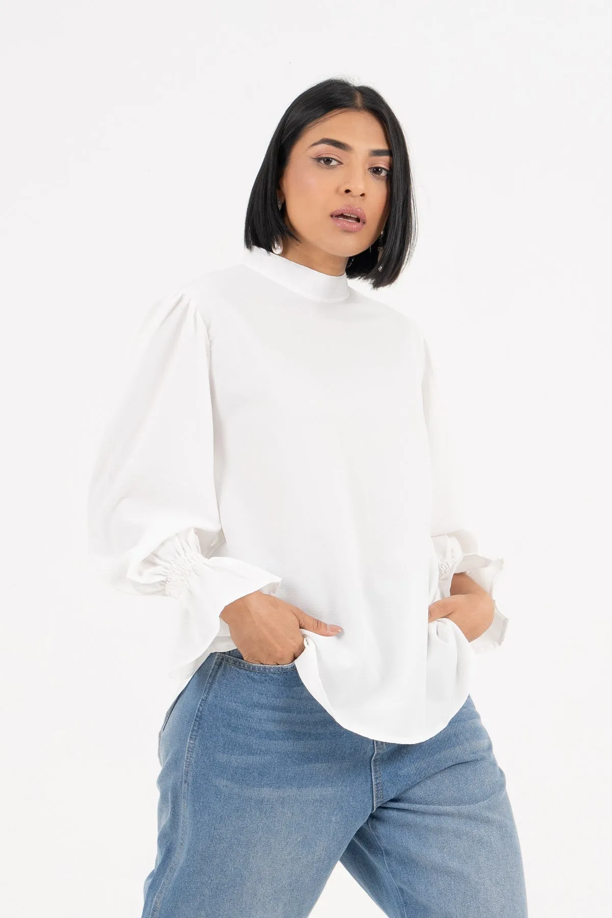 Envogue Women's Chic Casual Blouse