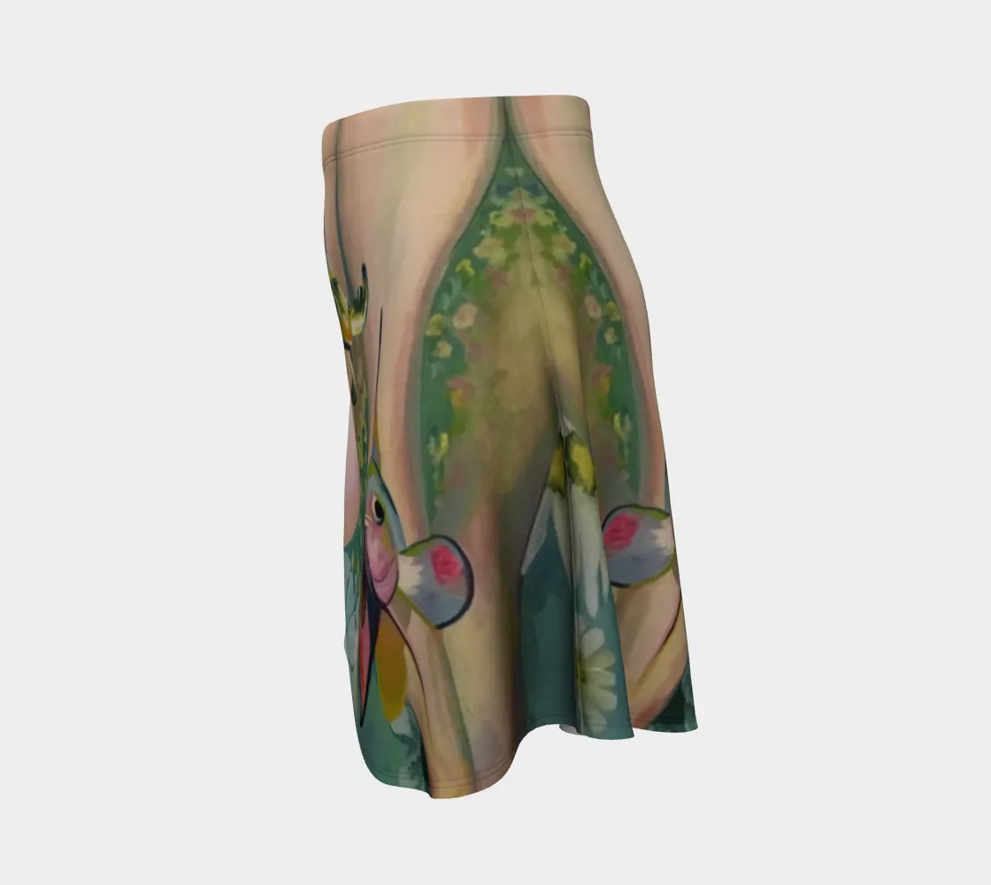 Flair skirt - fishies
