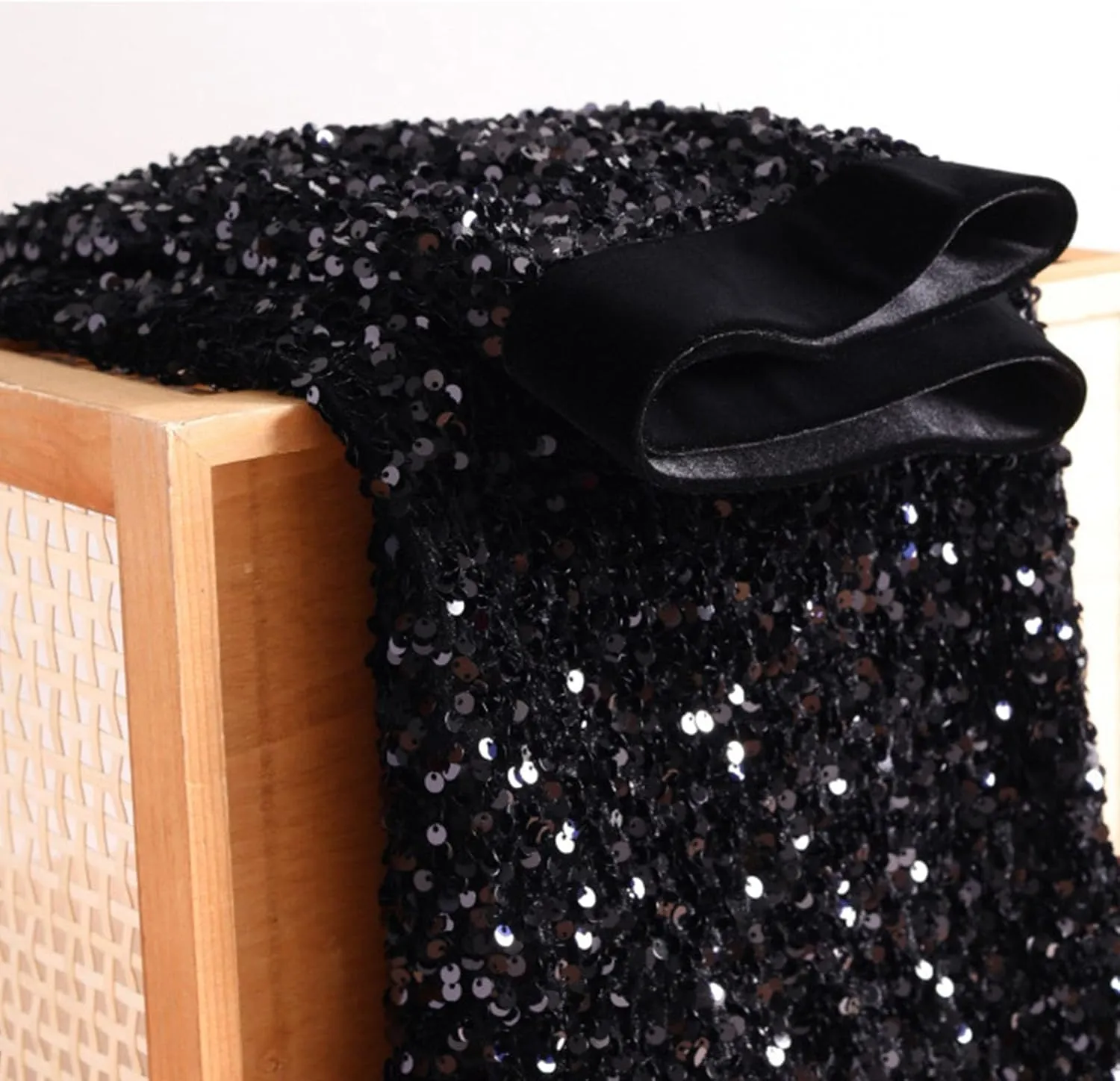 Juniors Elegant Skorts for Women Maxi Long Loose Fit Sequin Sparkly High Cut Pencil Glitter Basic Skorts 2025