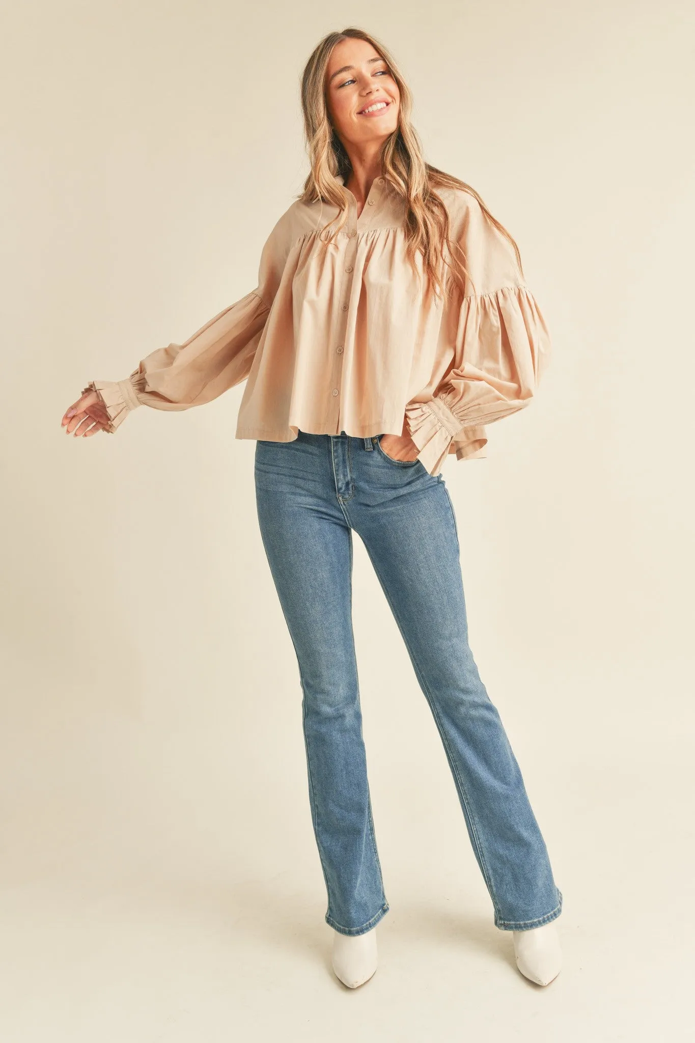Keep It Simple Button Down Top