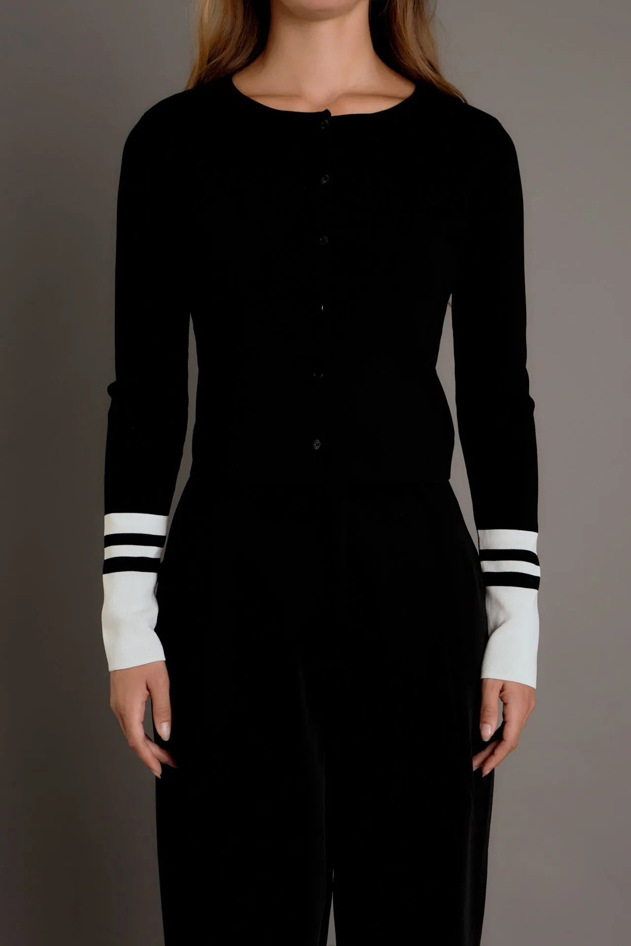 Knit Block Cardigan