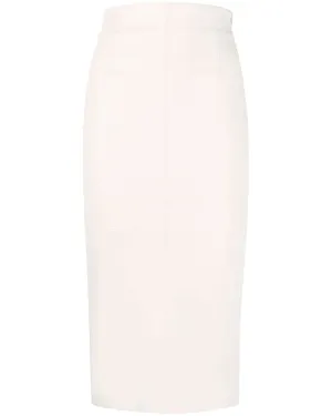 Natural Leather Pencil Skirt