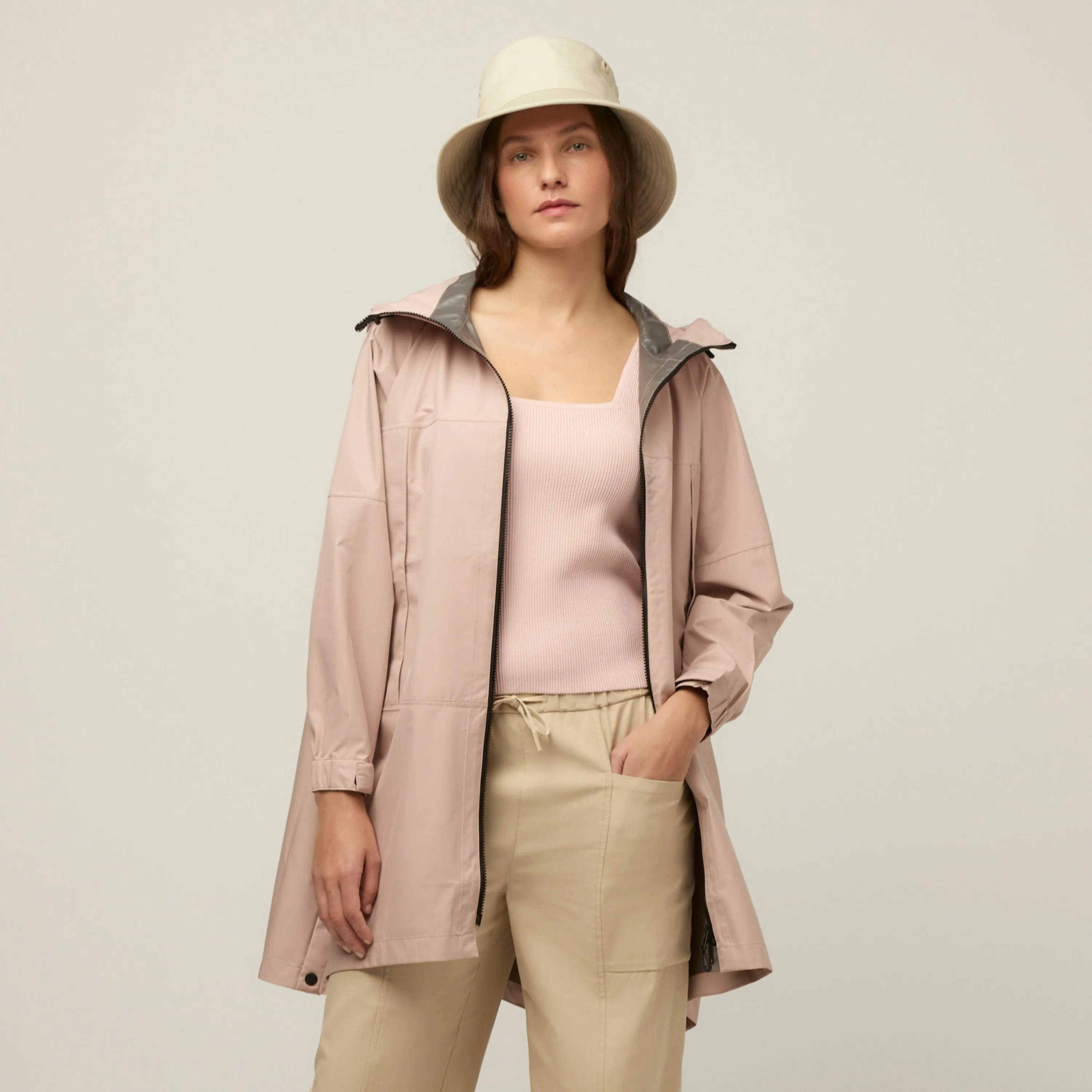 Packable Hooded Poncho