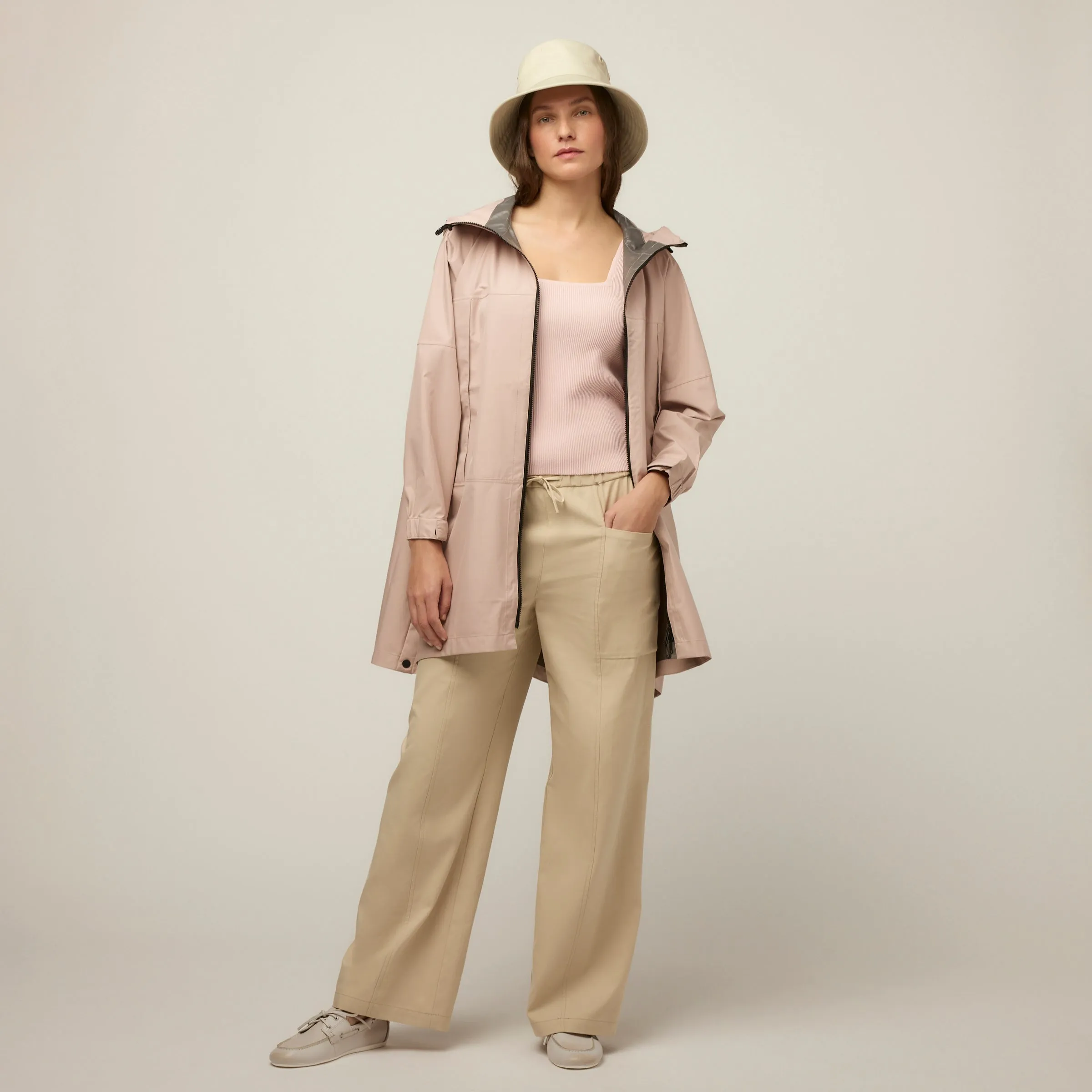 Packable Hooded Poncho