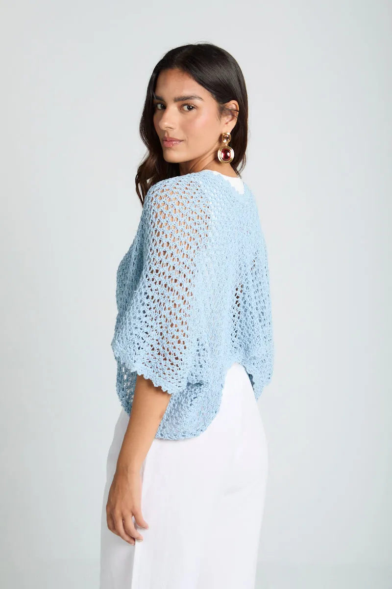 Sunny Day Cardigan in Blue