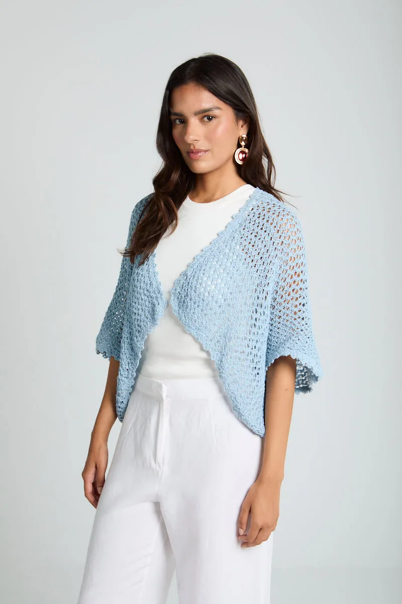 Sunny Day Cardigan in Blue
