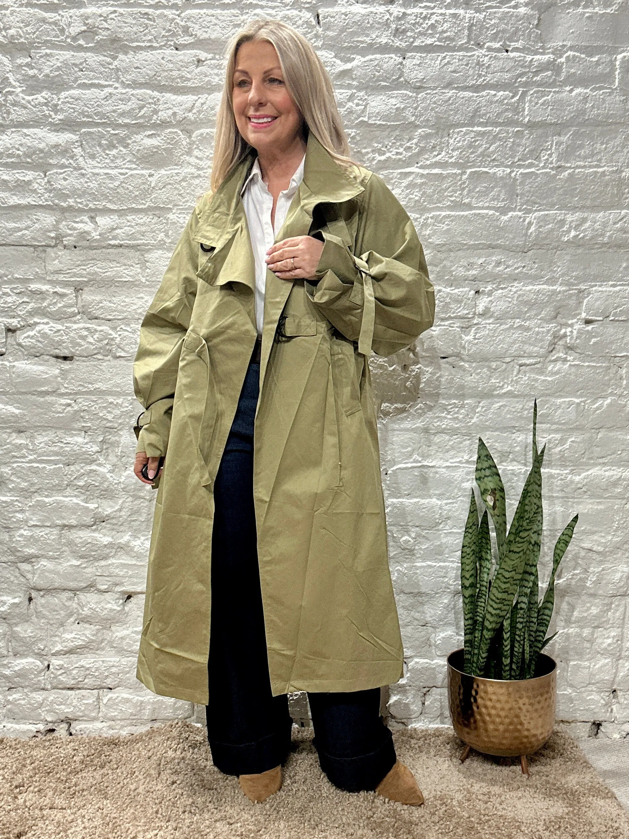 The Everlayer Spring Button Through Trench Coat