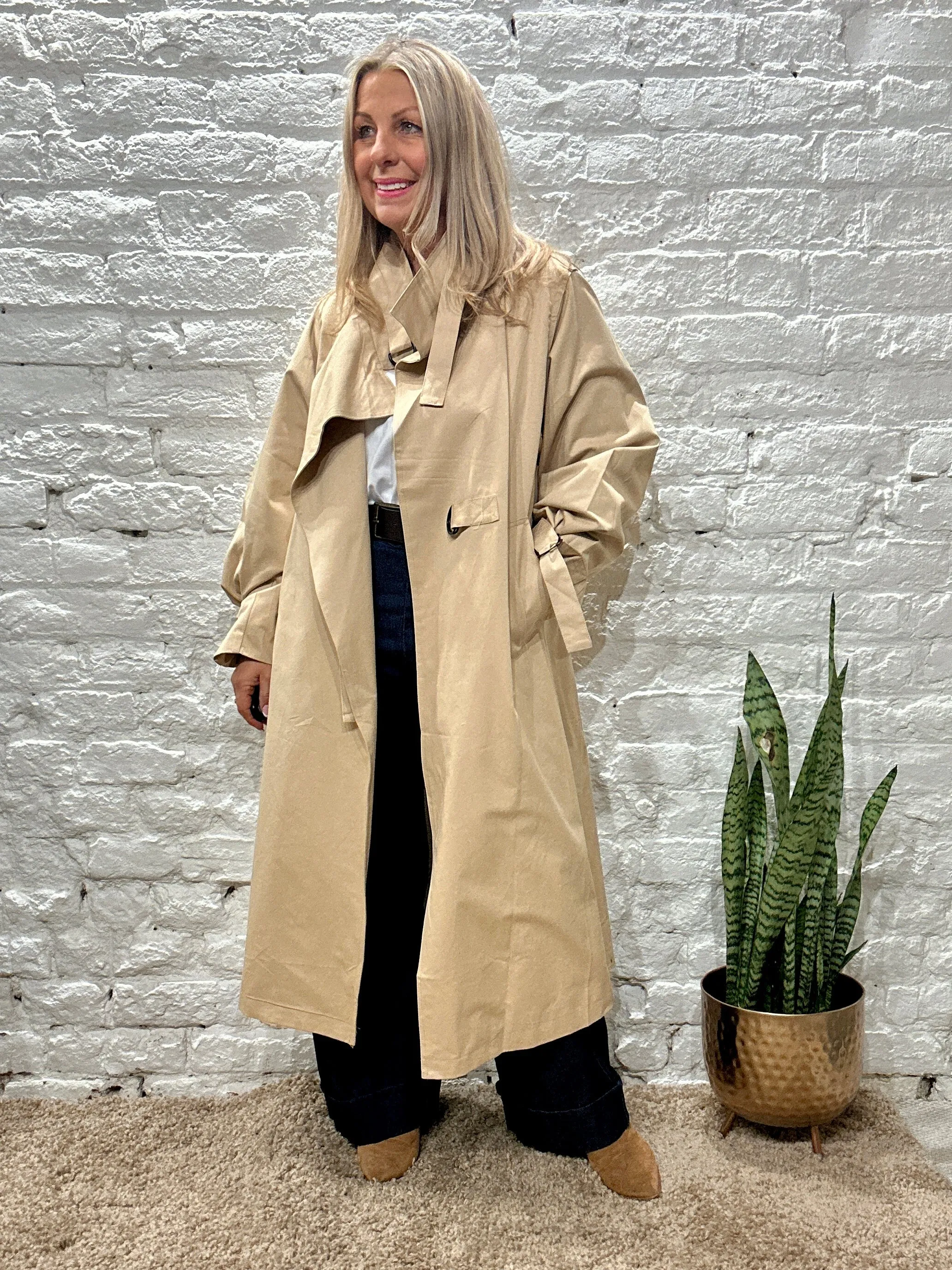 The Everlayer Spring Button Through Trench Coat