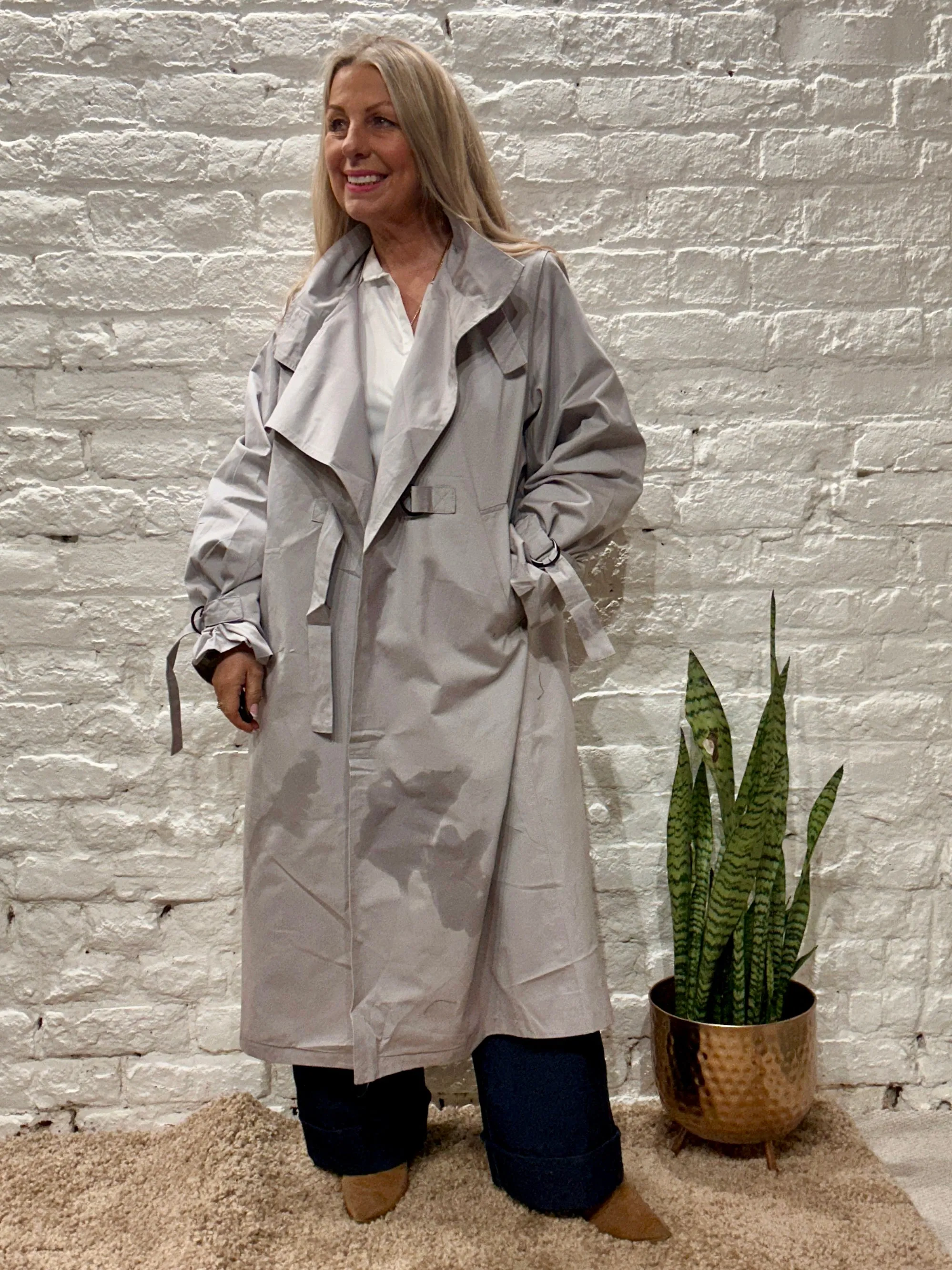 The Everlayer Spring Button Through Trench Coat
