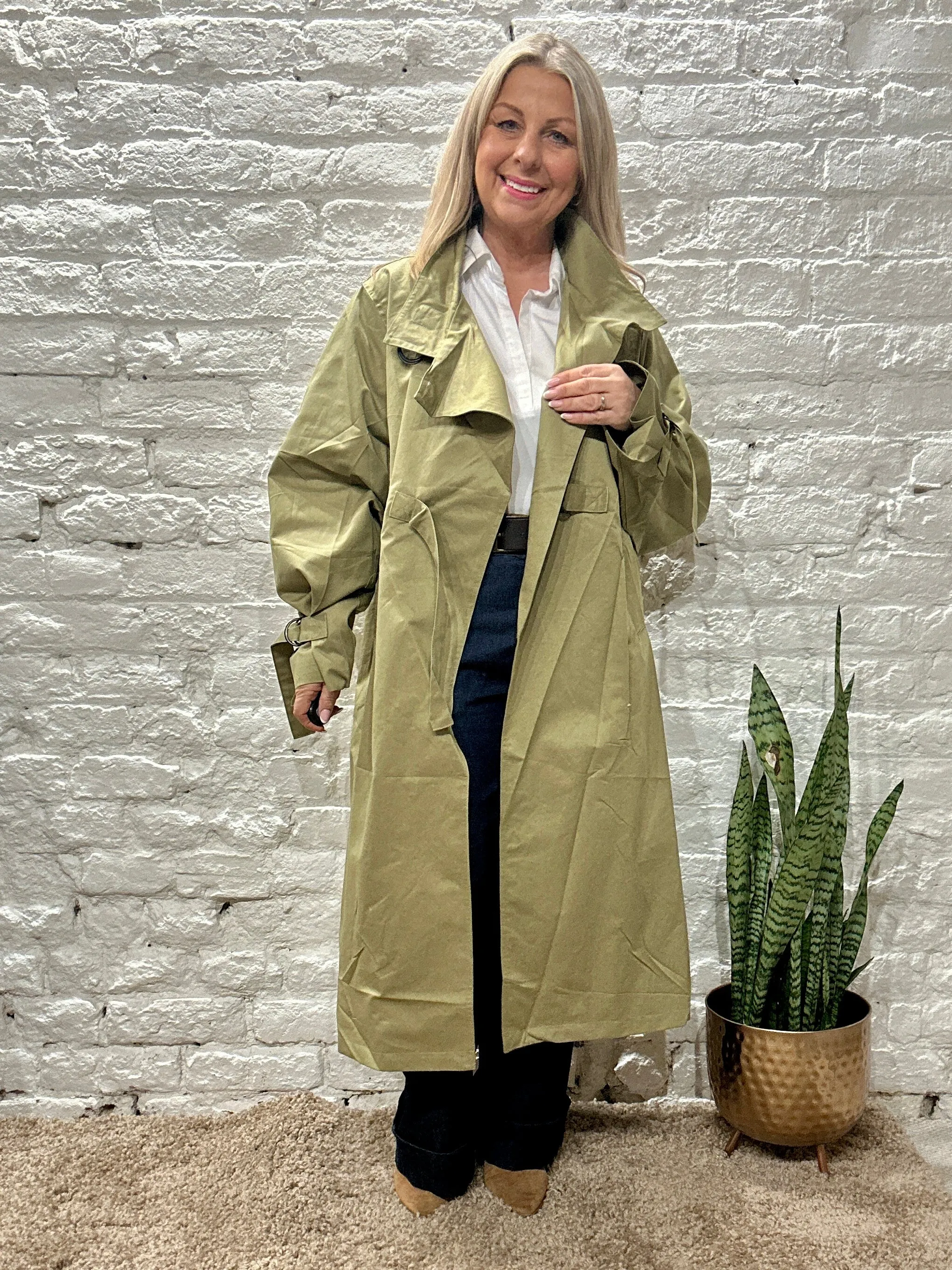 The Everlayer Spring Button Through Trench Coat