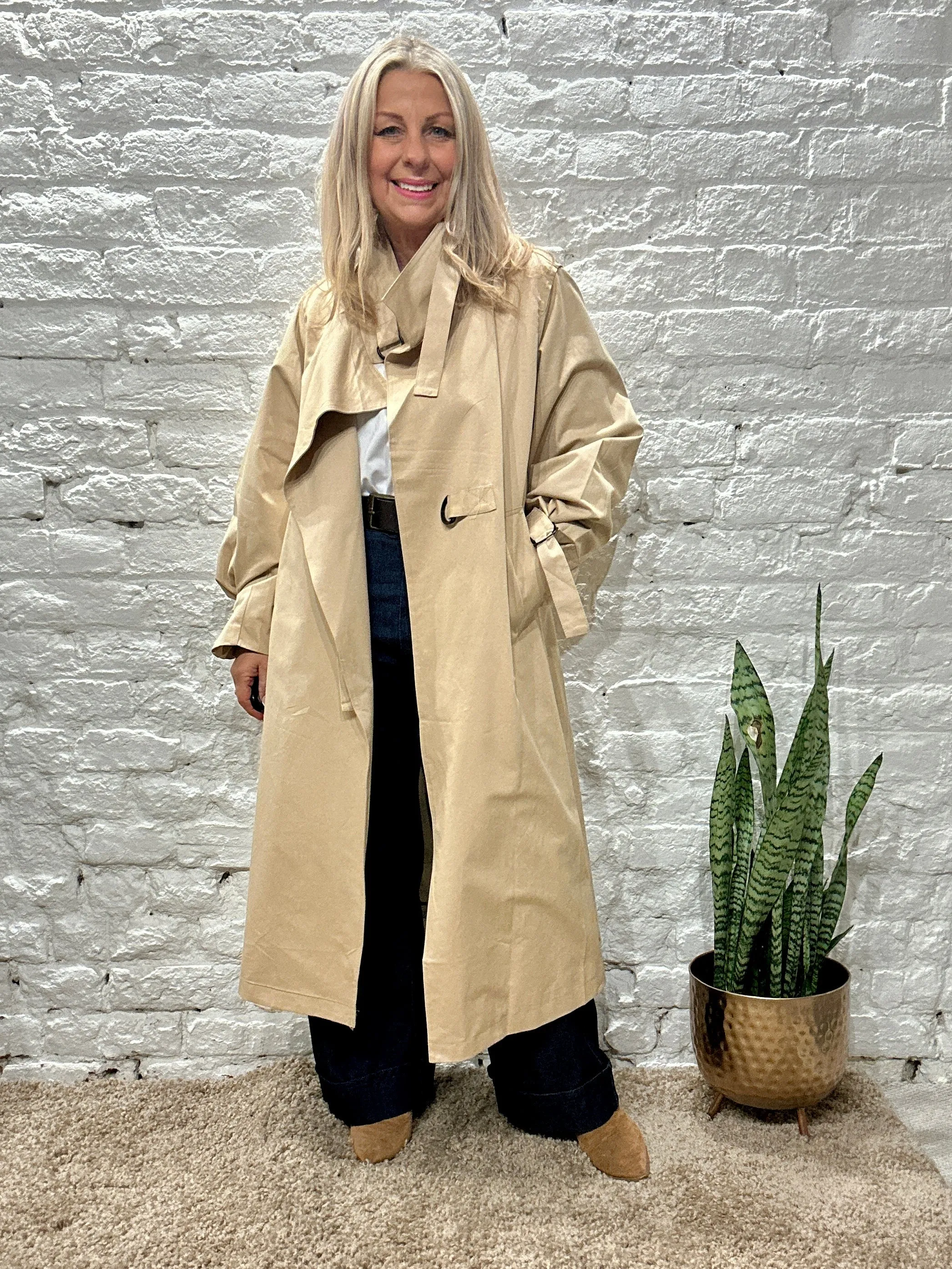 The Everlayer Spring Button Through Trench Coat