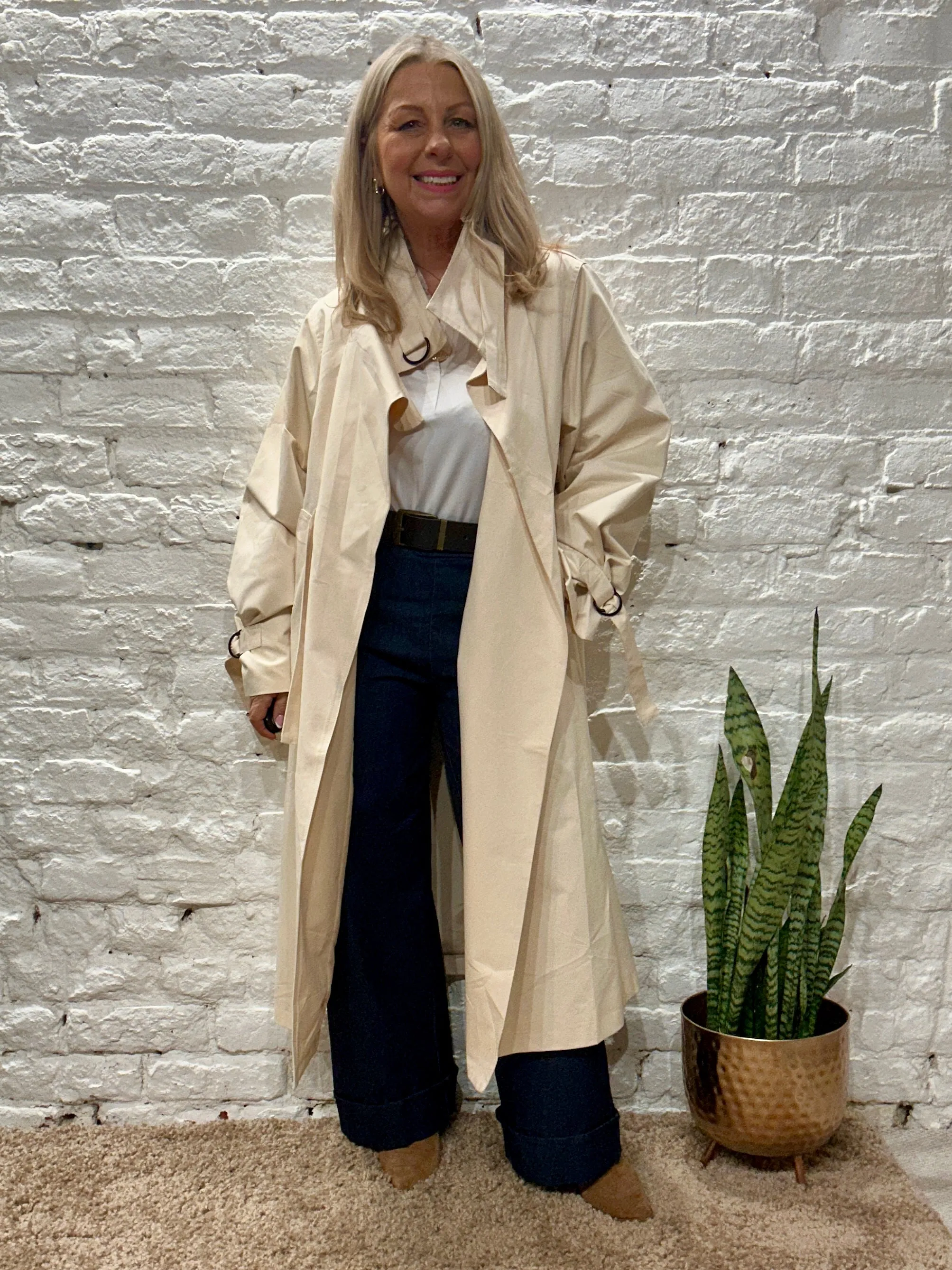 The Everlayer Spring Button Through Trench Coat
