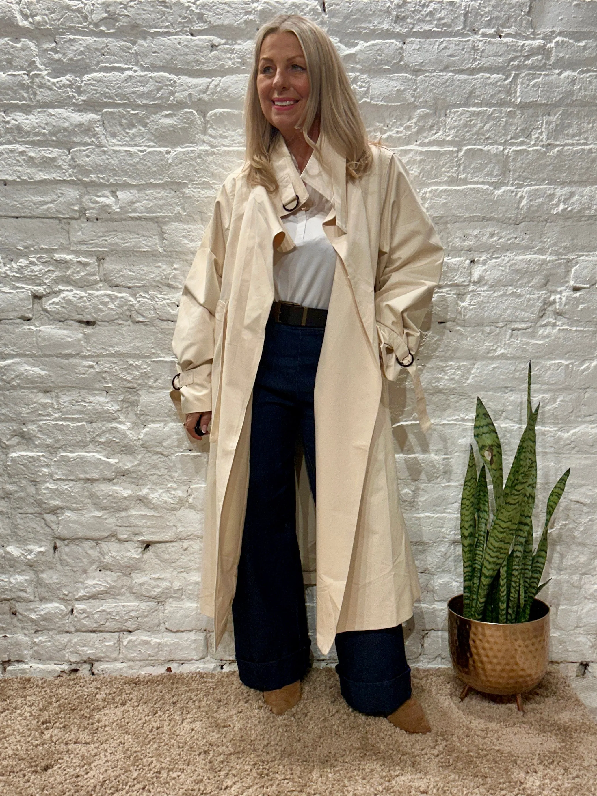 The Everlayer Spring Button Through Trench Coat