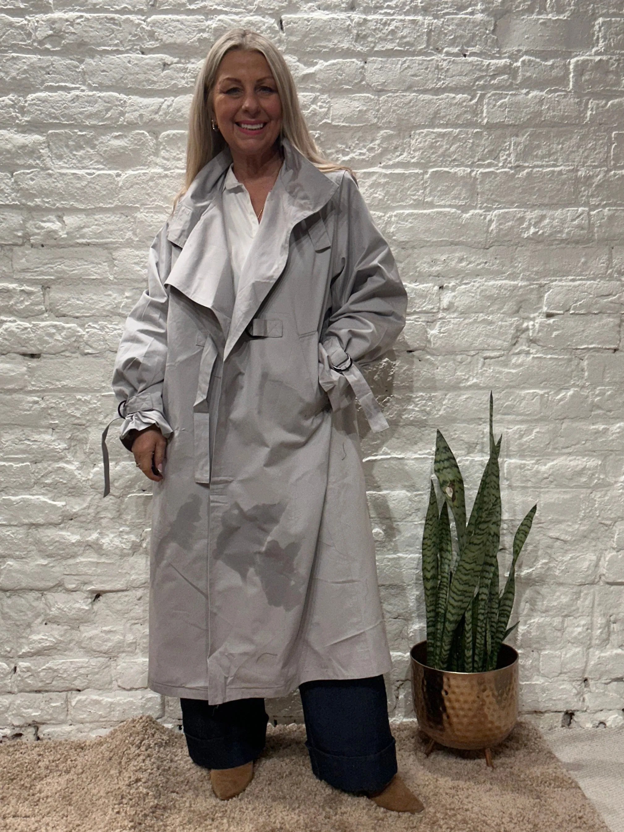 The Everlayer Spring Button Through Trench Coat
