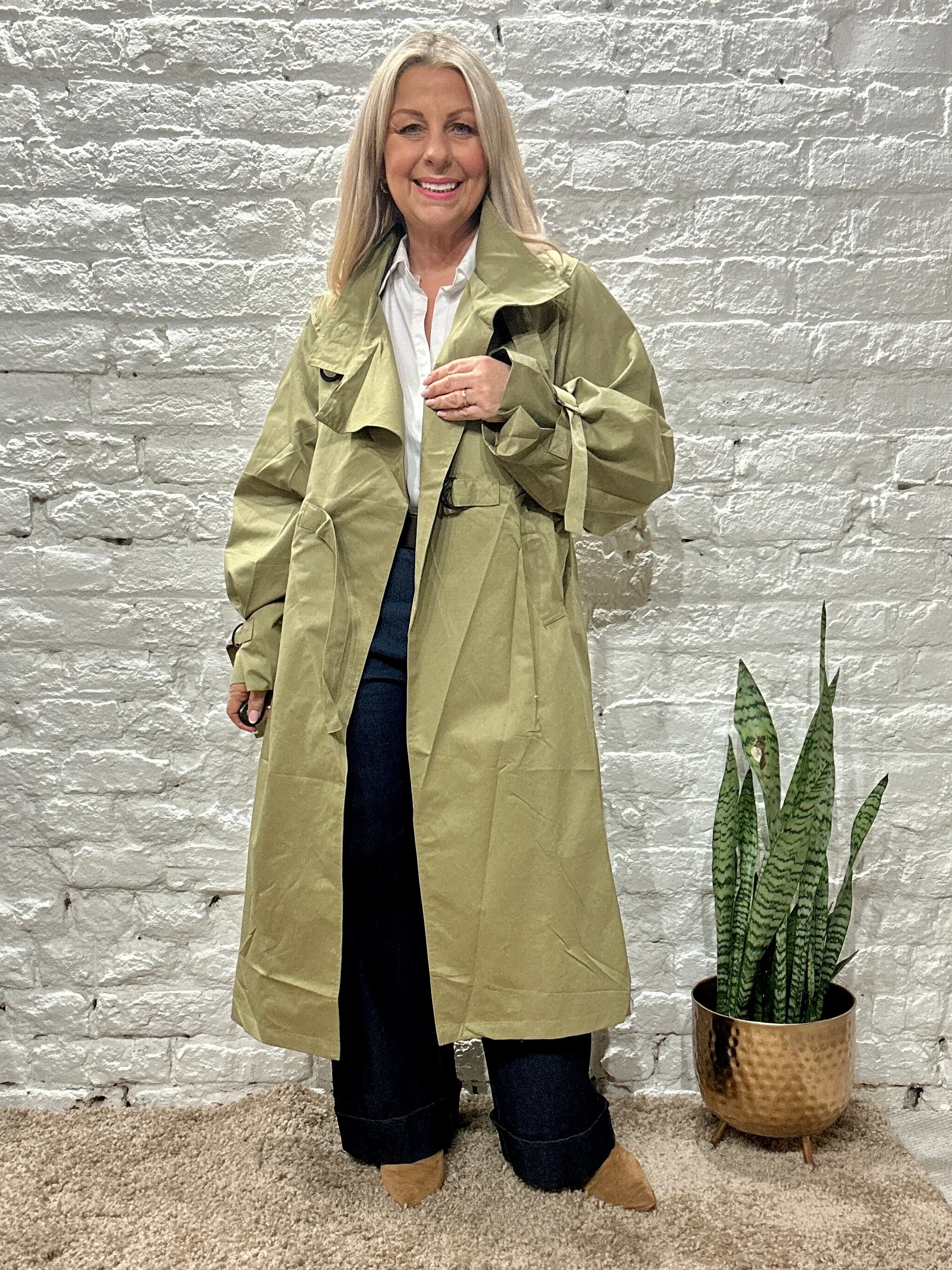 The Everlayer Spring Button Through Trench Coat
