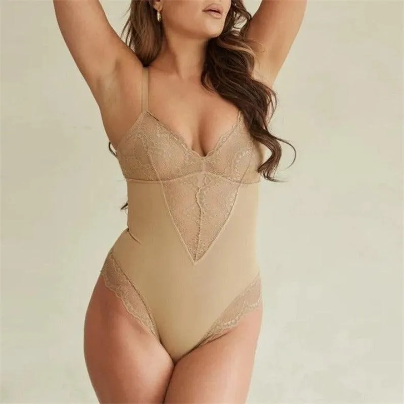 Thin Lace Shaping Bodysuit - Perfect for Everyday Elegance
